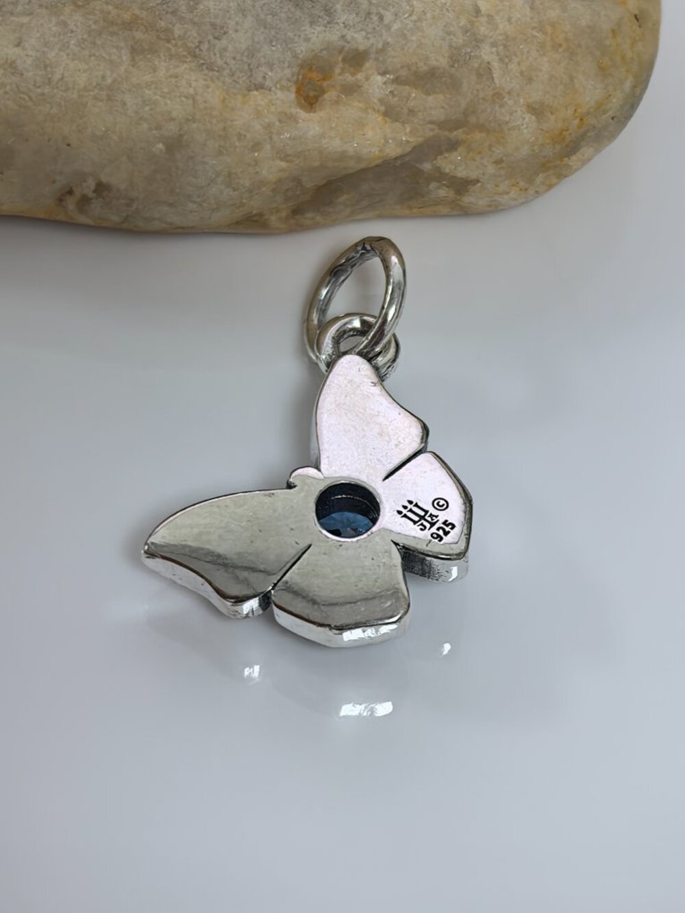 James Avery Butterfly Gemstone Charm (Blue), S925 Silver Jewelry (Women's) - Picture 2 of 4